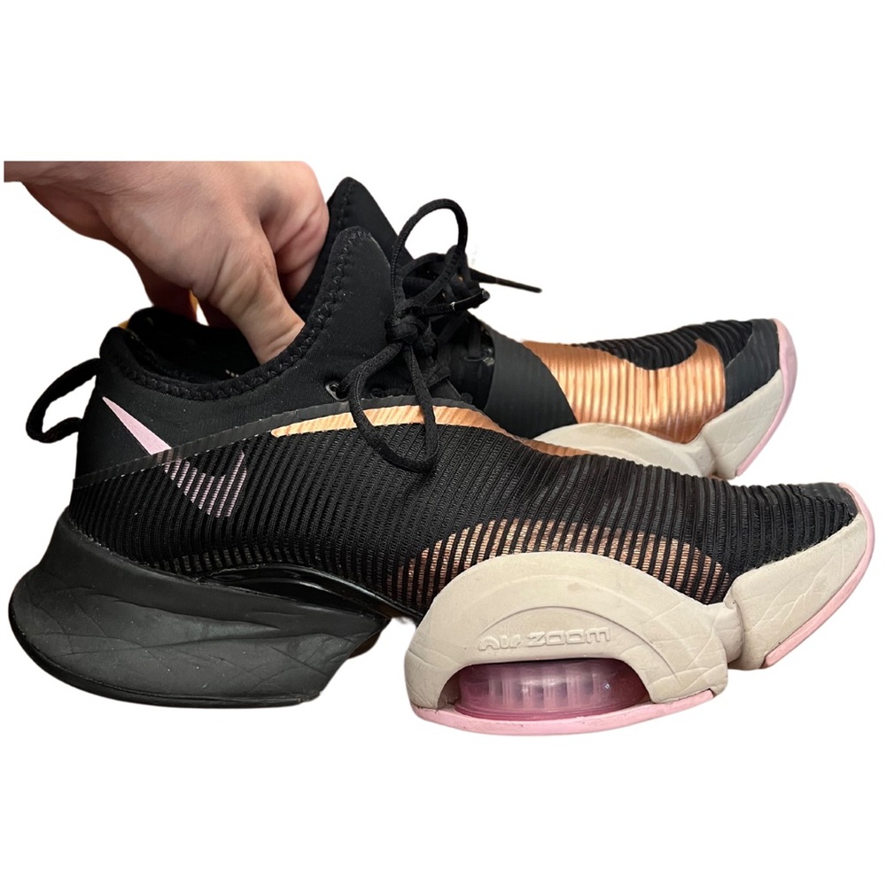 NIKE Air Zoom Superrep Black Metallic Copper Pink Brown Orewood Light Arctic